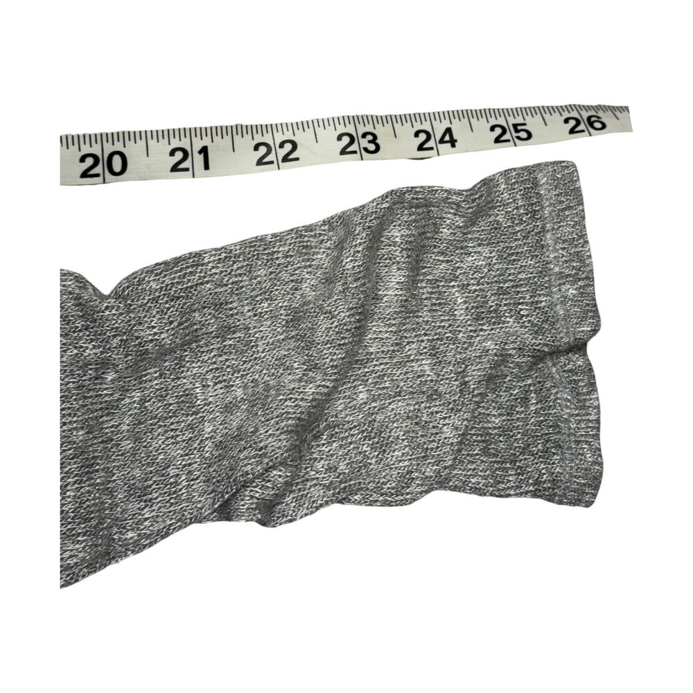 Maurices Coral Lace Front Top Grey Raglan Long Sleeves Womens Medium - Picture 3 of 7